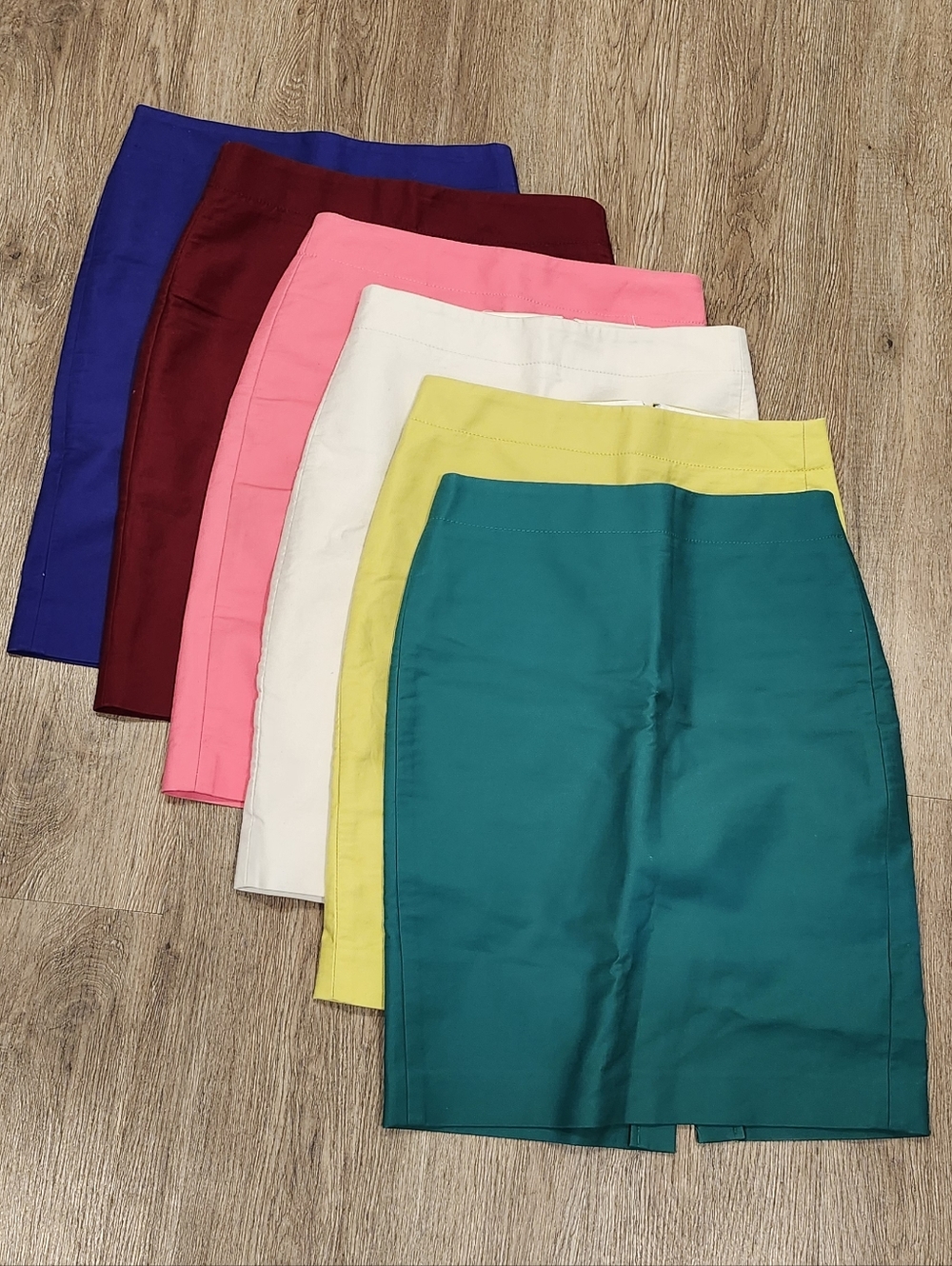 J.CREW No.2 Pencil Skirt Bundle, Double-serge Cotton Size 0